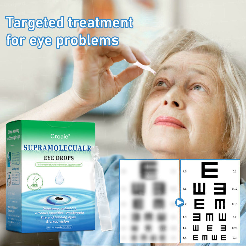 👩⚕️Croaie® Supramolecular Eye Drops ✅ Approved by the MHRA (suitable for cataracts, presbyopia, dry eyes and age-related macular degeneration)