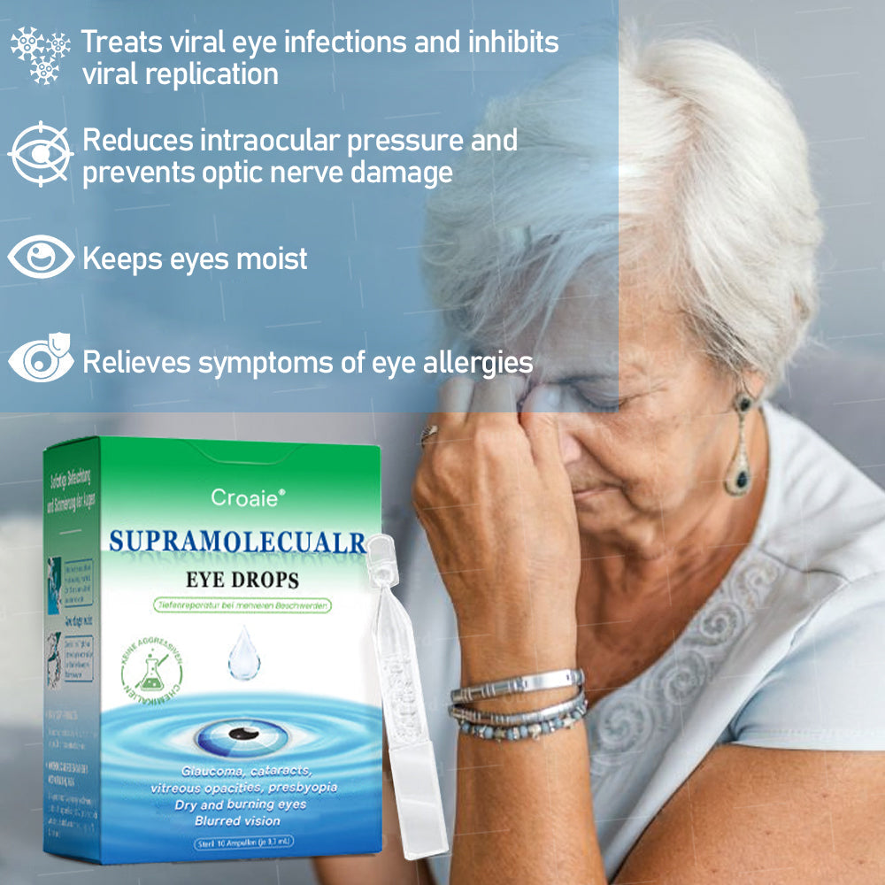 👩⚕️Croaie® Supramolecular Eye Drops ✅ Approved by the MHRA (suitable for cataracts, presbyopia, dry eyes and age-related macular degeneration)