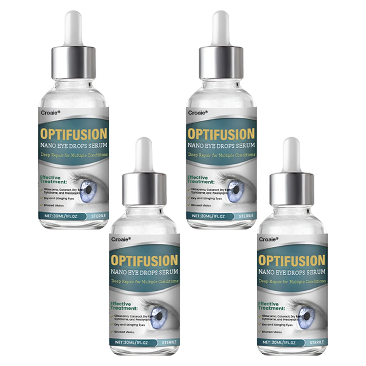 👩⚕️Croaie® Nano Eye Drops Serum ✅MHRA Approved(Suitable for presbyopia, dry eye syndrome, glaucoma, and cataracts)❗️