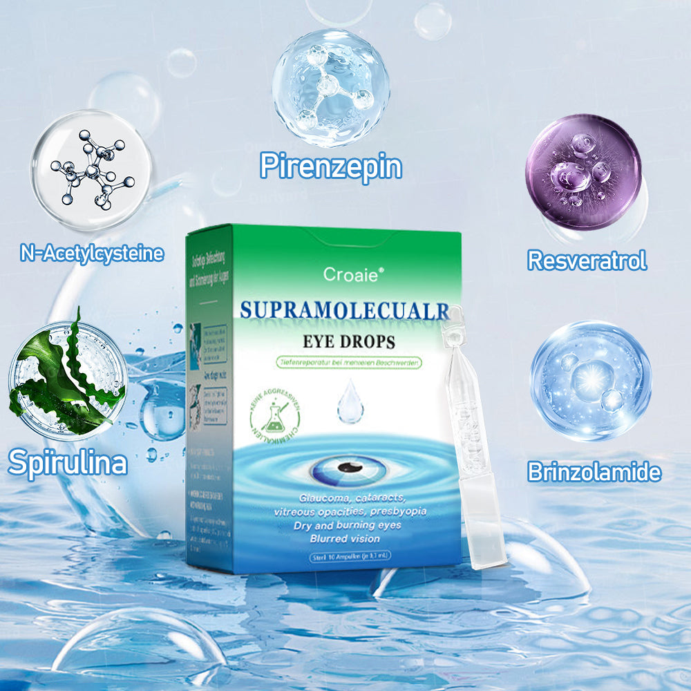 👩⚕️Croaie® Supramolecular Eye Drops ✅ Approved by the MHRA (suitable for cataracts, presbyopia, dry eyes and age-related macular degeneration)