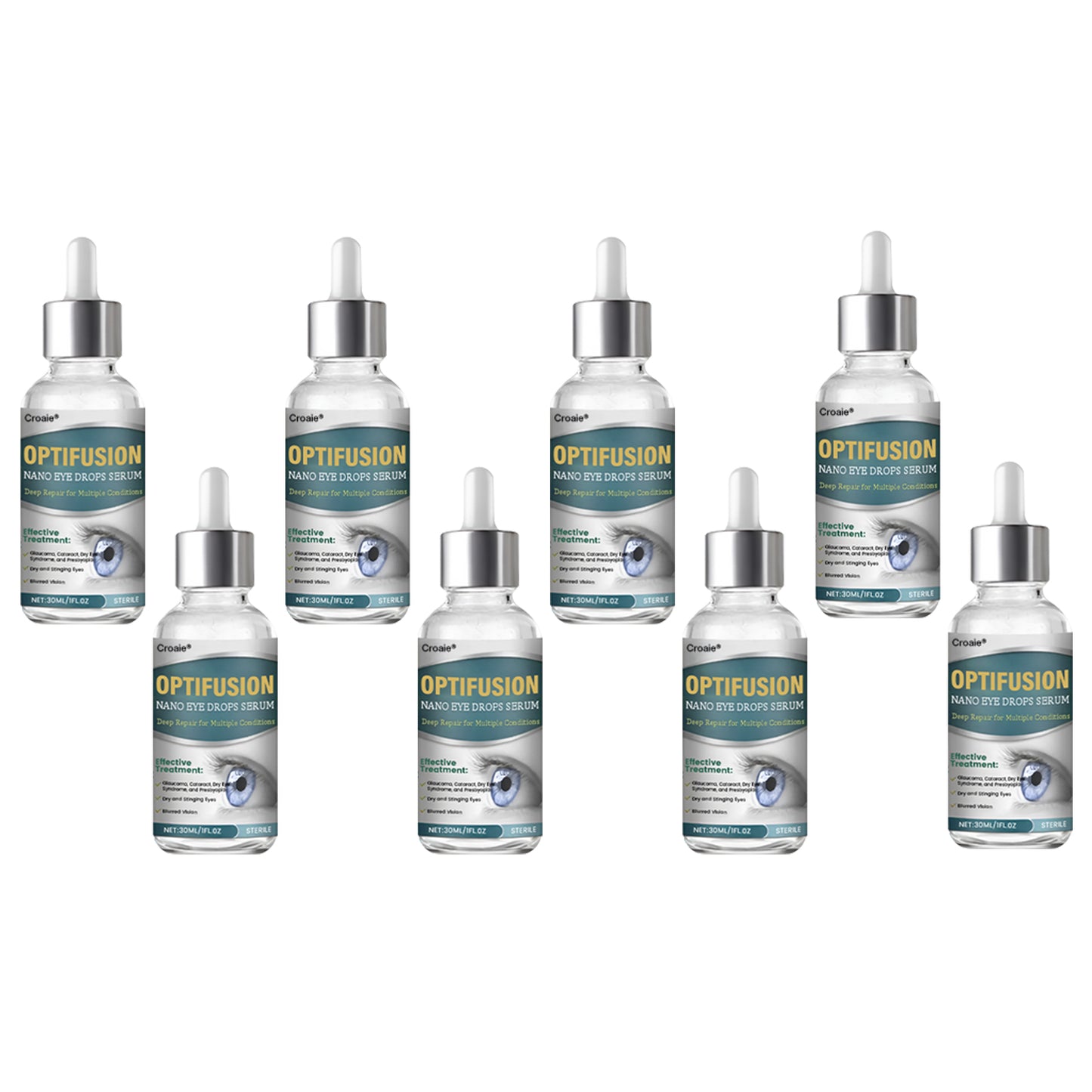 👩⚕️Croaie® Nano Eye Drops Serum ✅MHRA Approved(Suitable for presbyopia, dry eye syndrome, glaucoma, and cataracts)❗️