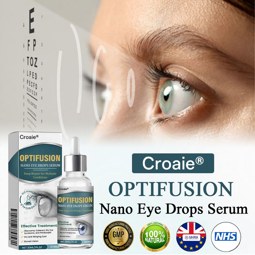 👩⚕️Croaie® Nano Eye Drops Serum ✅MHRA Approved(Suitable for presbyopia, dry eye syndrome, glaucoma, and cataracts)❗️