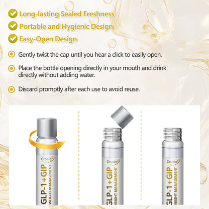 MHRA 🇬🇧 | Official UK 🇬🇧 Store — Croaie® Telportide Oral Solution, GIP and GLP-1 Dual-Action Weight Loss Solution, One Bottle Daily, Results in 7 Days