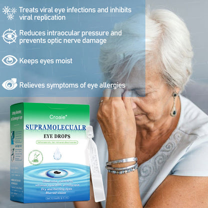 👩‍⚕️Croaie® Supramolecular Eye Drops ✅ Approved by the MHRA (suitable for cataracts, presbyopia, dry eyes and age-related macular degeneration)
