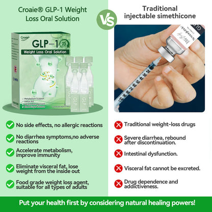NHS 🇬🇧 Official flagship store Croaie® GLP-1 weight loss oral solution, solving problems such as obesity, cardiovascular disease, and diabetes